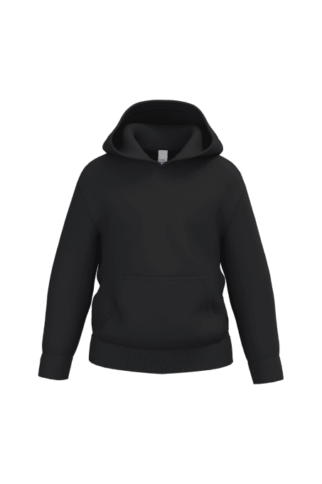Sweat à capuche enfant — École Saint-Martin (4/6 ans,Noir)